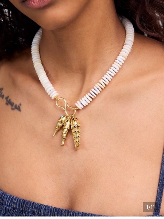 Madewell Jewelry - NWOT Madewell Beaded Fish Statement Necklace